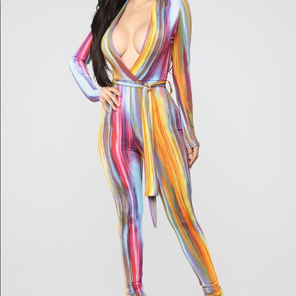FashioNova Waving Him Away Jumpsuit